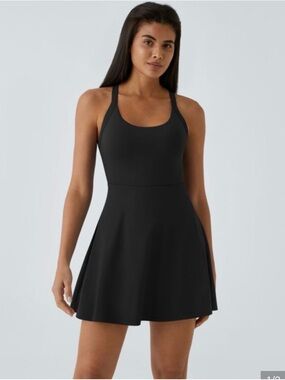 NWT🔥 Halara Black Racerback Athletic Dress - Women's
